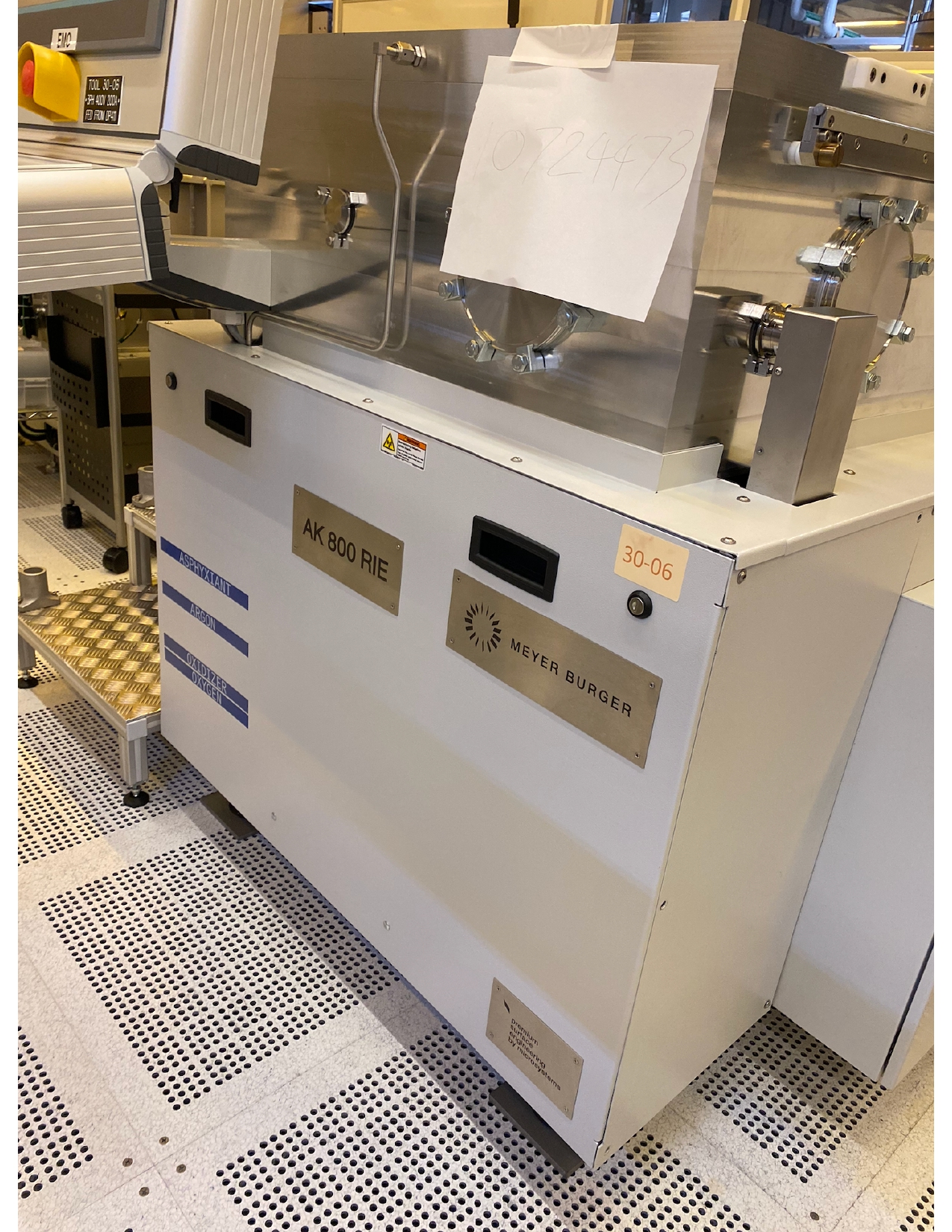 Used 2015 Meyer Burger AK 800 RIE System