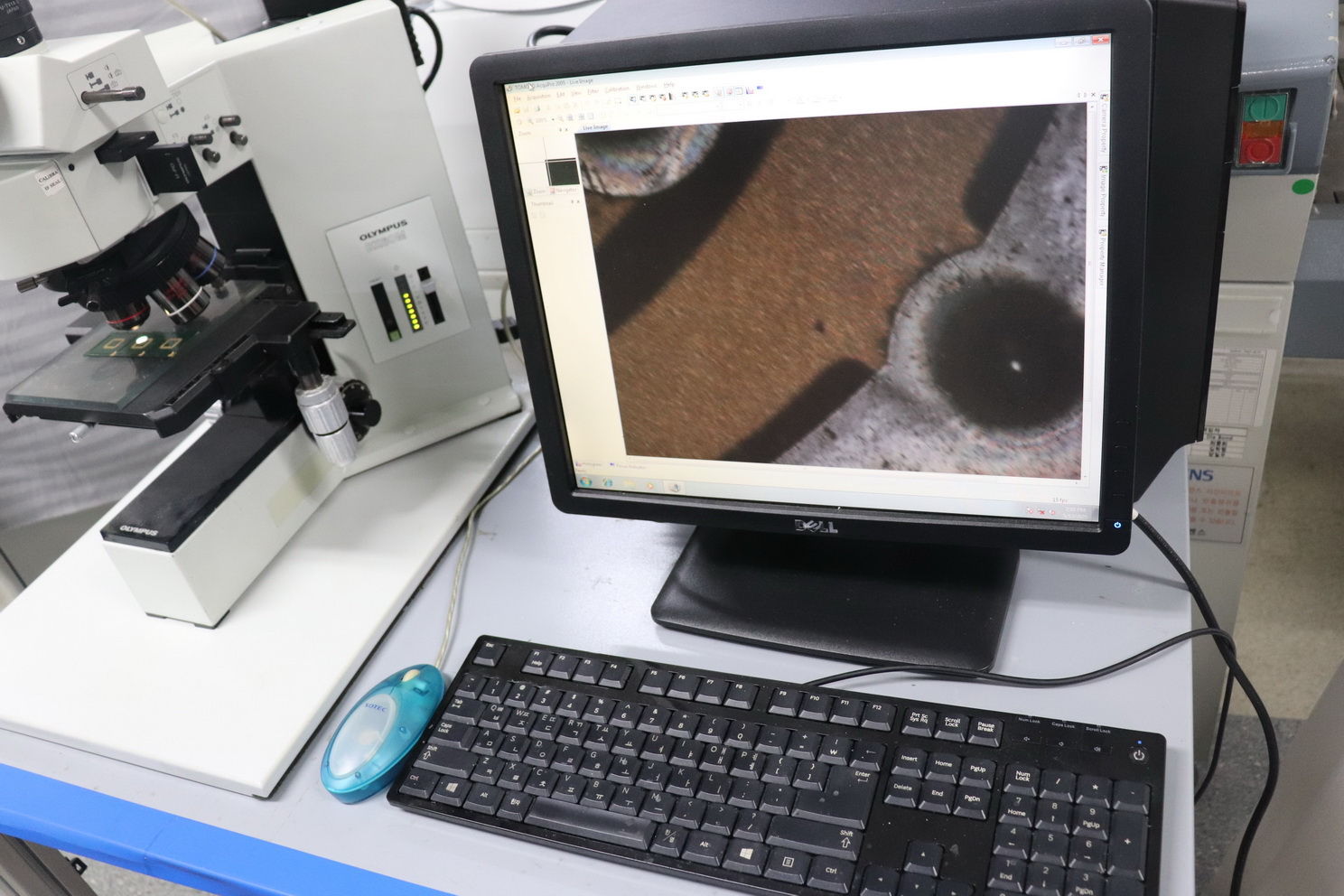 Used OLYMPUS BX60MF5 Trinocular Microscope