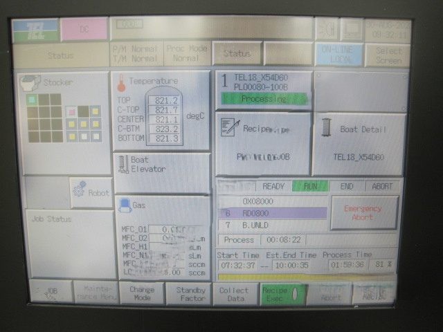 Used 2007 TEL ALPHA-8SE Doped Poly