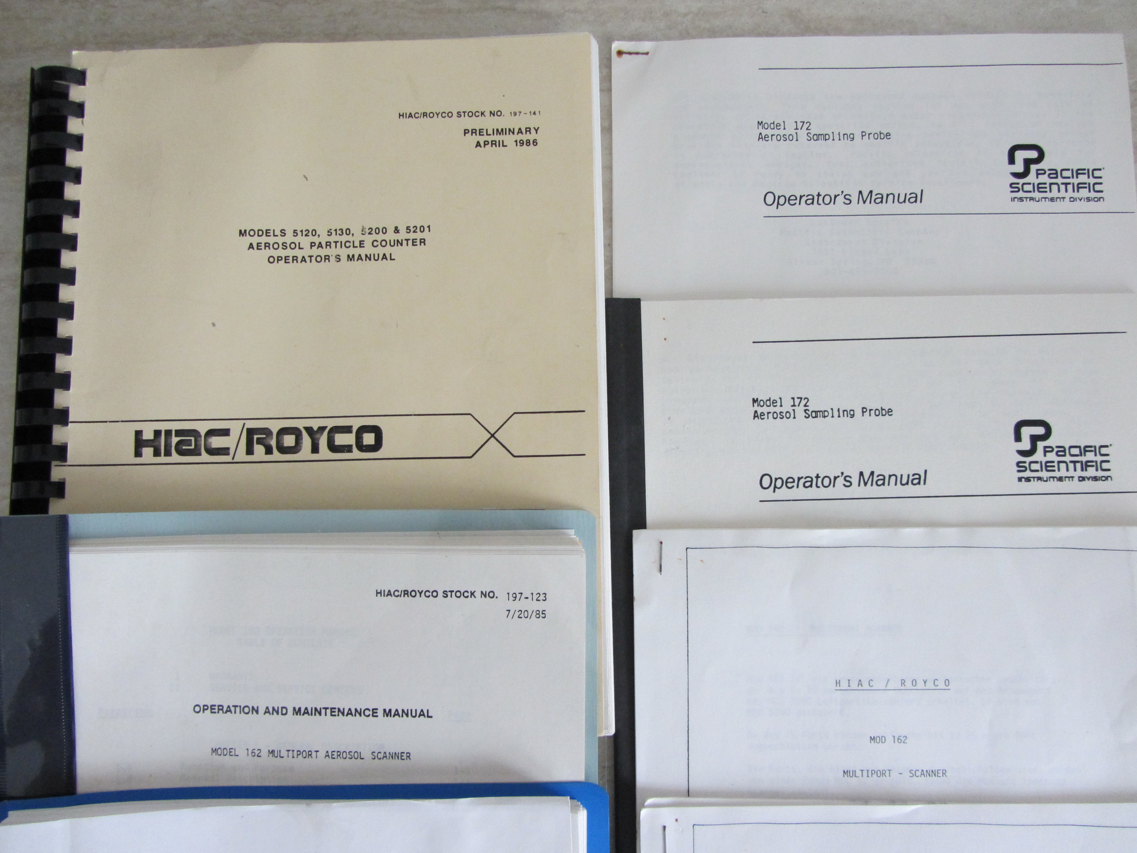 Used Laser Particle Counter HIAC/ROYCO Model 5120 + HIAC/ROYCO Model 162 (Multi-Port Scanner)