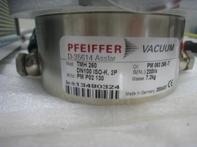 Used Pfeiffer turbo pump TMH 260 + controller