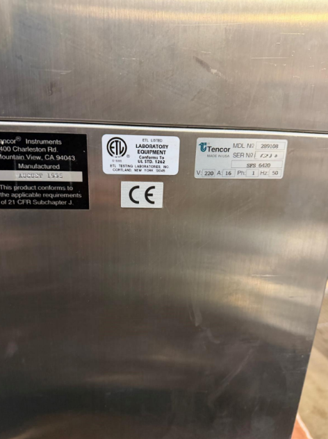 Used 1995 KLA TENCOR SFS 6420