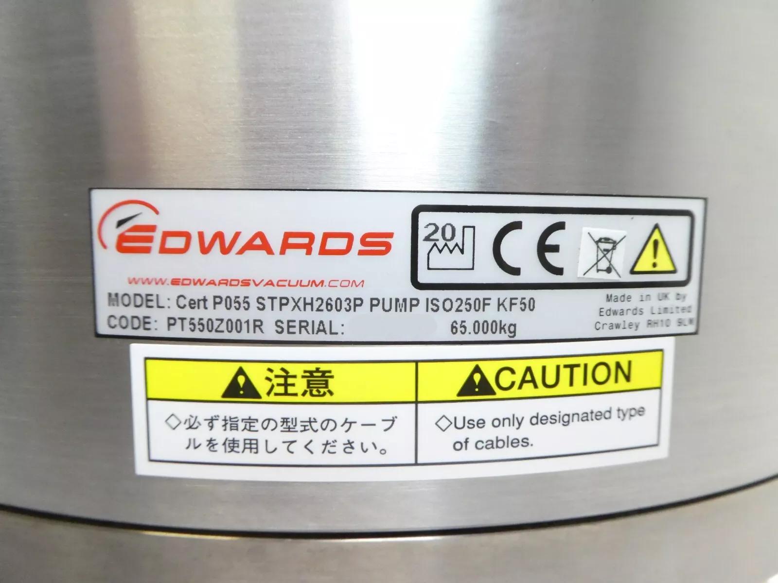 Used Edwards STP-XH2603P PT550Z001R Turbomolecular Pump Turbo New