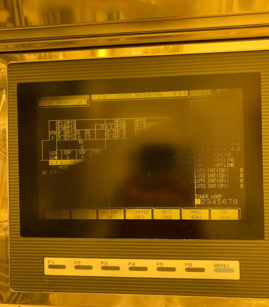 Used DNS Dainippon Screen SK-W80B-AVPE 2C2D Coater Developer
