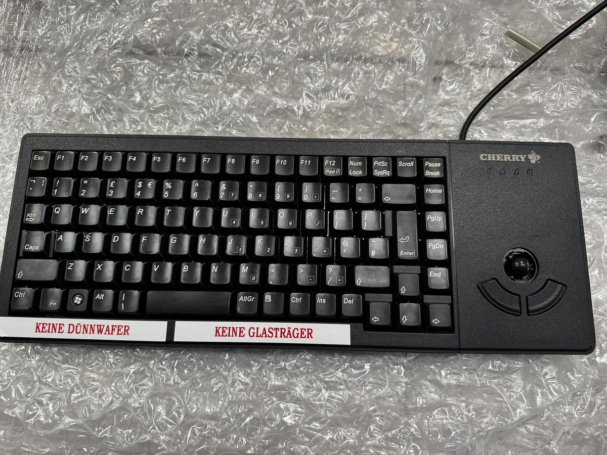 Used Cherry  ML5400 Industrial Trackball Keyboard Semiconductor Tool HMI G84-5400LPMGB-2/00