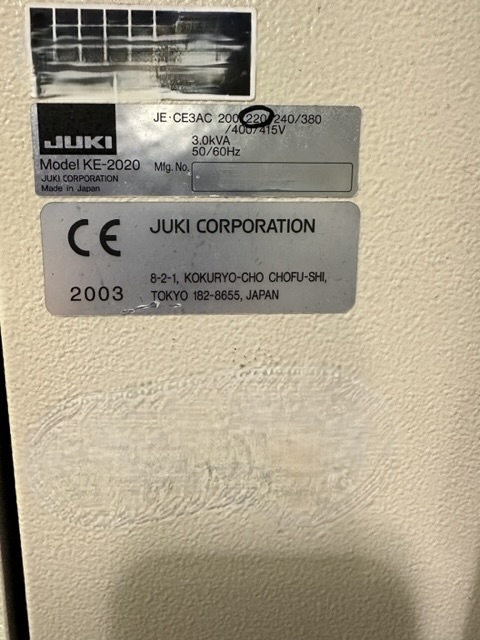 Used Juki KE-2020