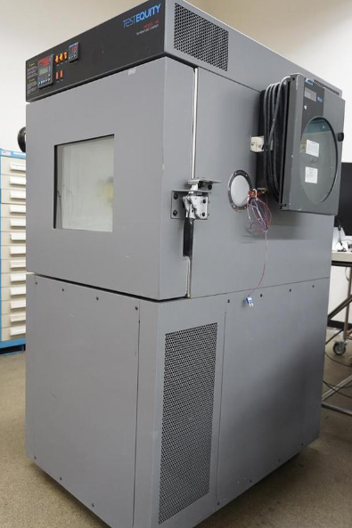 Used Test Equity 140 temperature chamber, 4 cuft, -73C to +175C