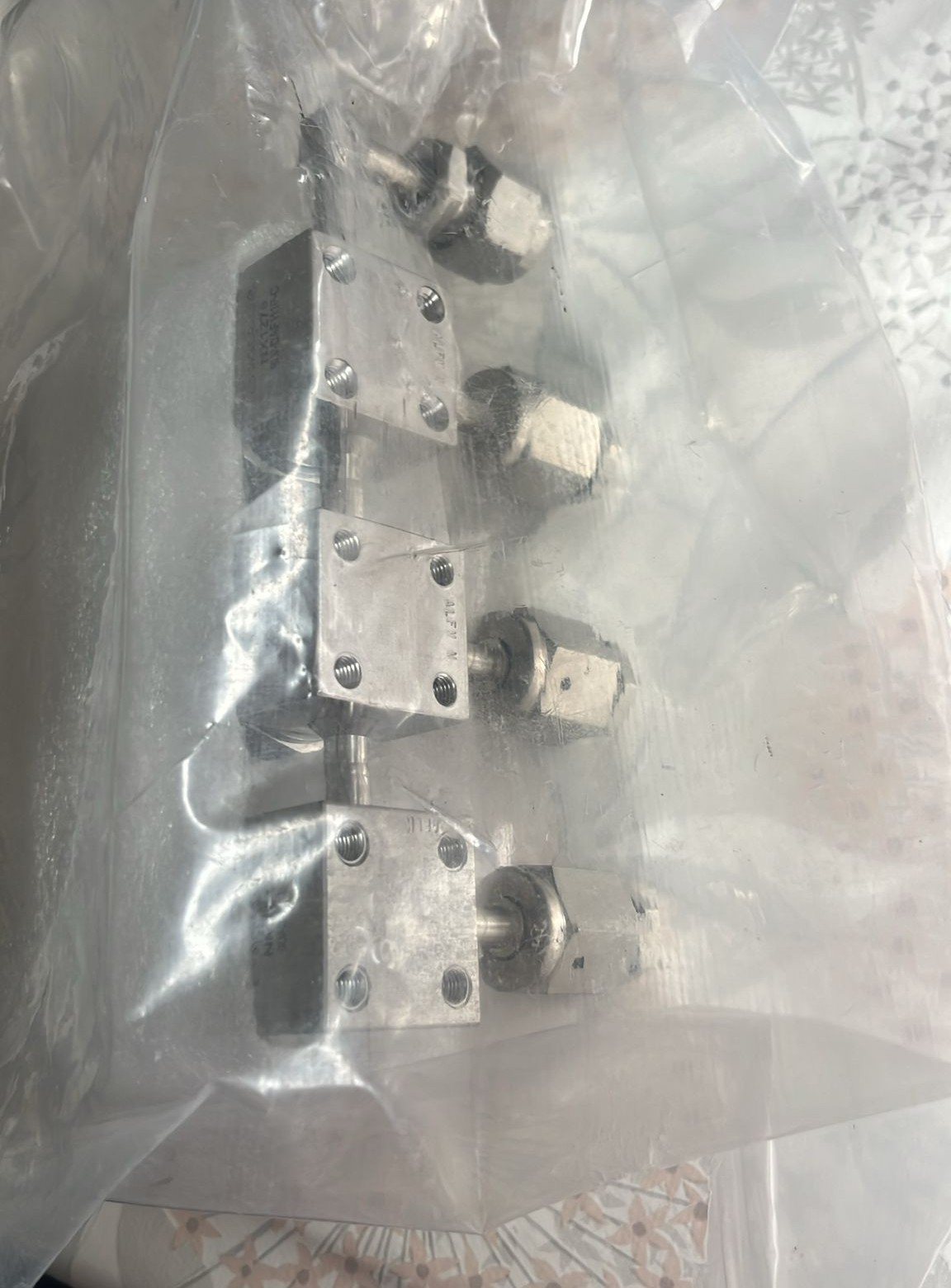 Used Applied Materials AMAT 0050-37711 WLDMNT,VAL MAN,3 VAL LEFT