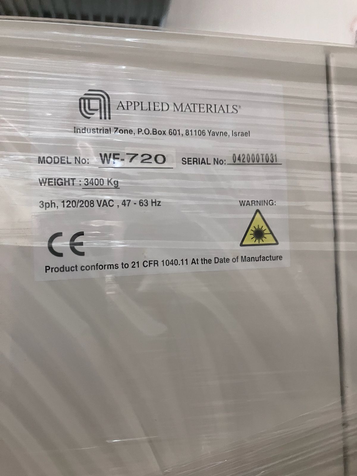 Used AMAT Orbot WF-720