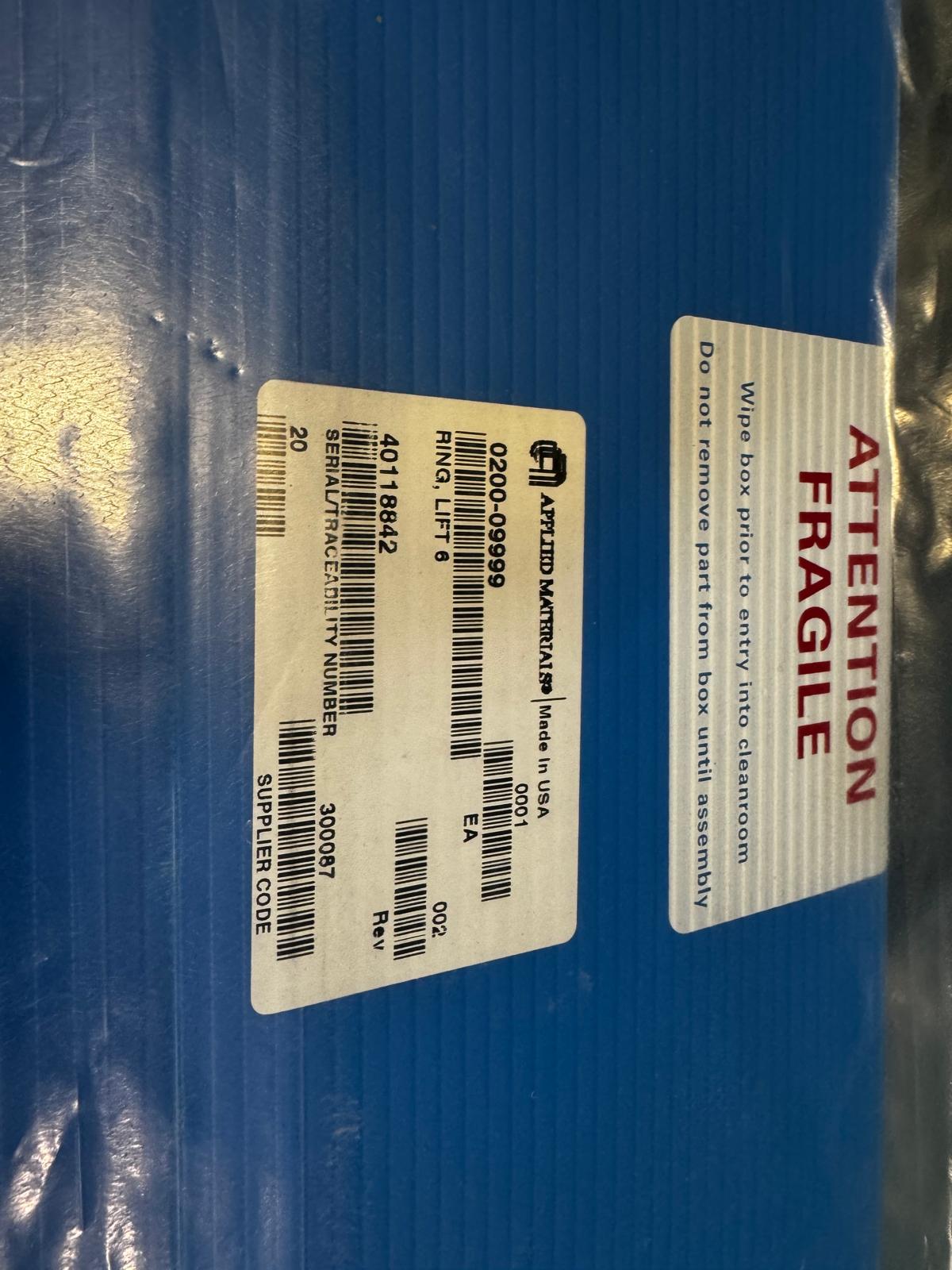 Applied Materials AMAT 0200-09999 RING,LIFT