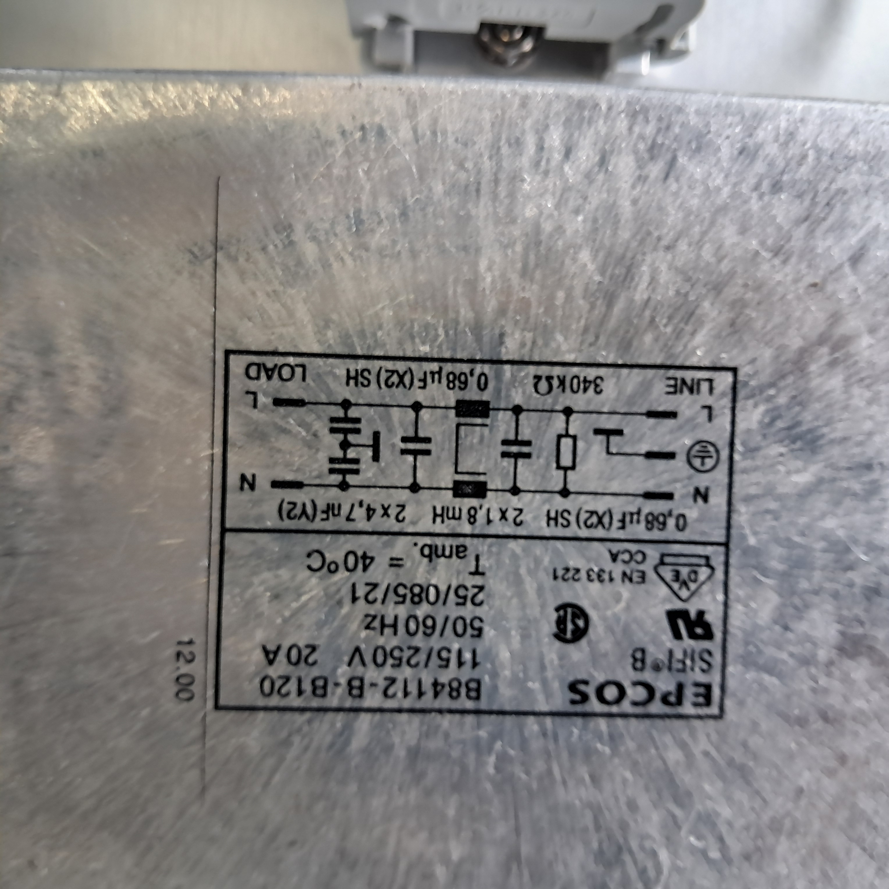 Used MTX 2000 Electrical Control Pane