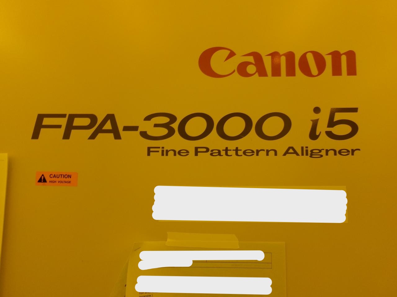 Used 1997 Canon FPA-3000 i5+