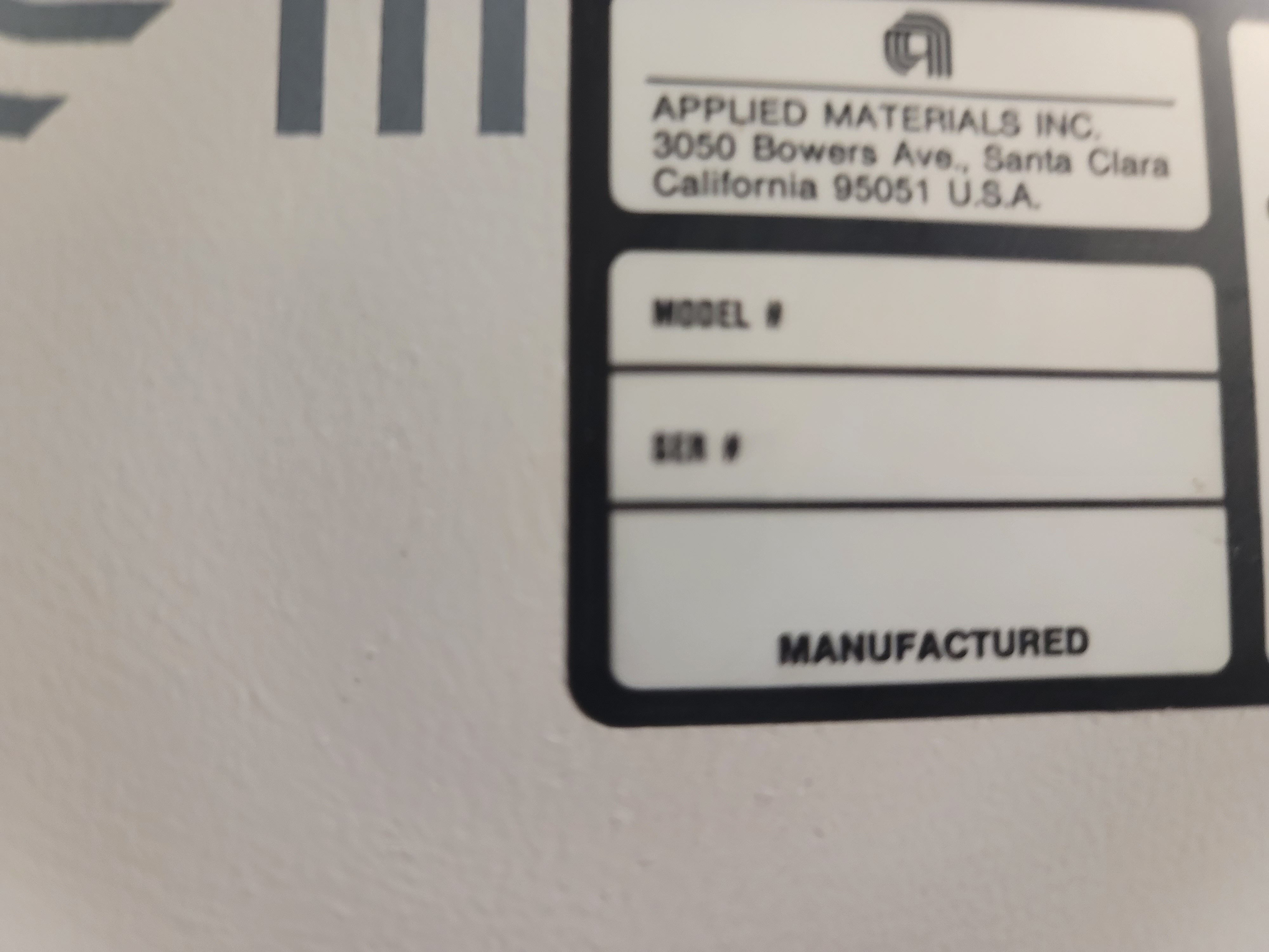 Used 1999 AMAT Mirra 3400