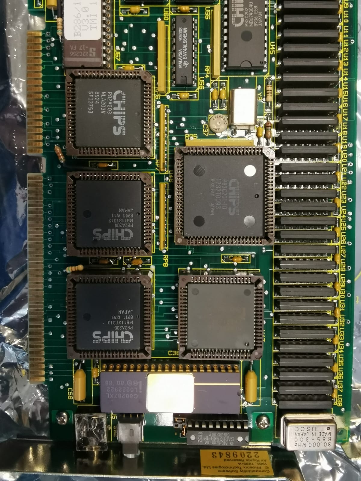 Used Eaton Nova 6200AV B286-1 pcb 28113-454-9127