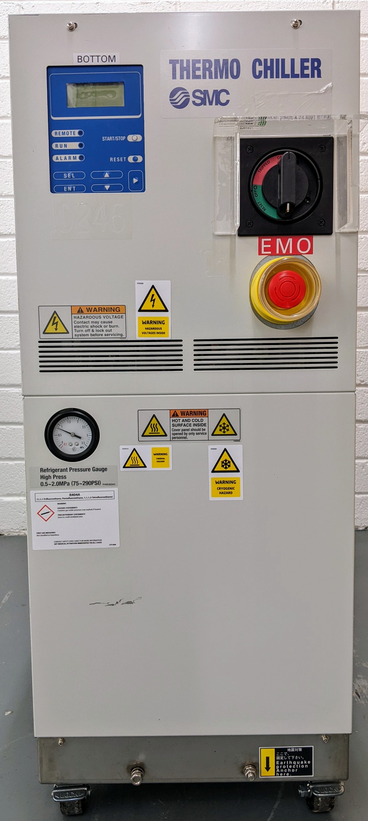 Used SMC Corporation Chiller