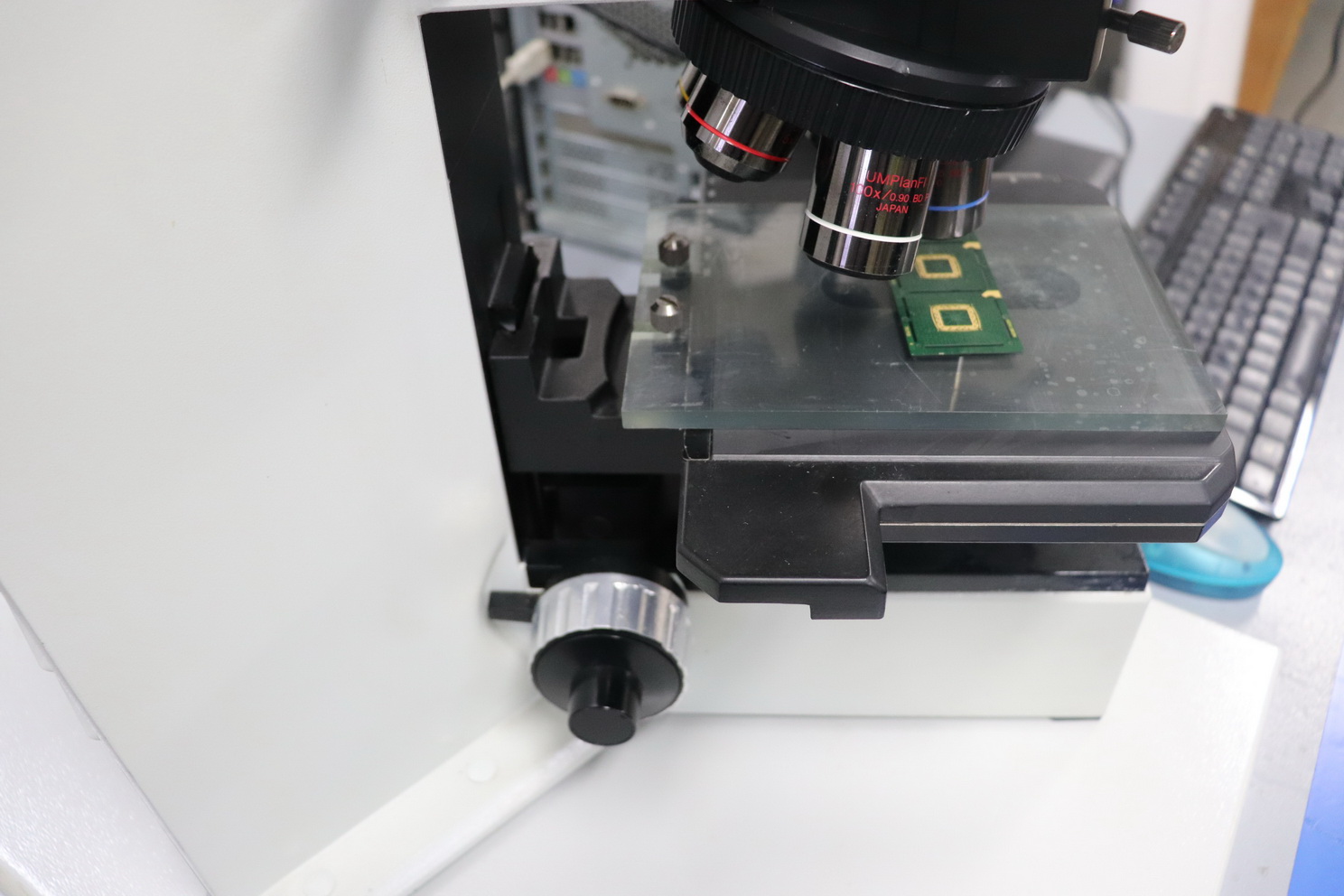 Used OLYMPUS BX60MF5 Trinocular Microscope