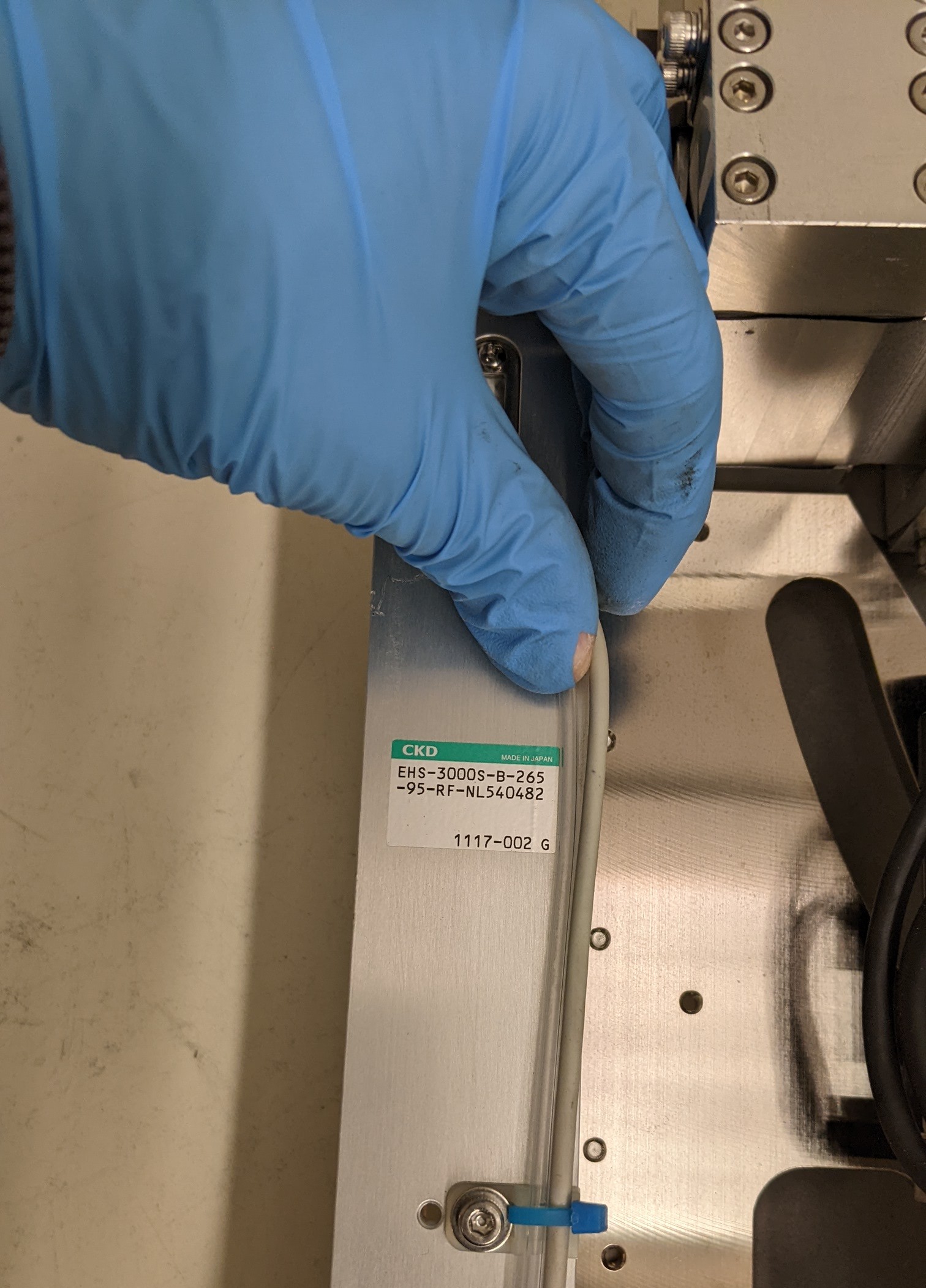 Used SCREEN CKD Brush Cylinder assembly