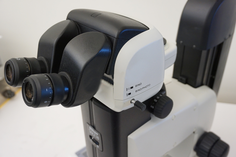 Used Nikon SMZ18 stereo microscope with Diascopic base