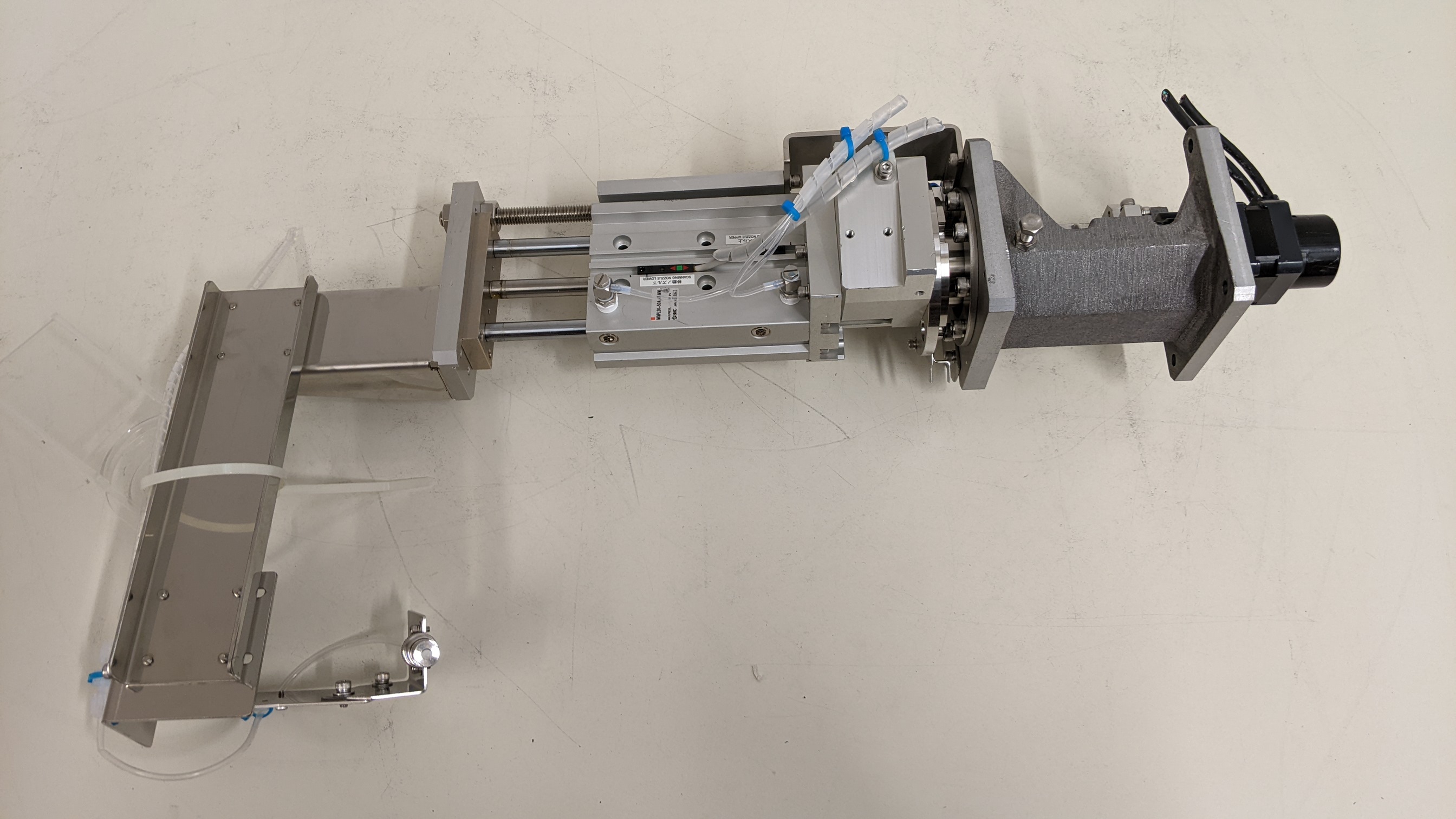 Used SMC & Oriental Motor Co., Ltd. MGP Compact Guide Cylinder /- VEXTA 5 Phase Stepping Motor