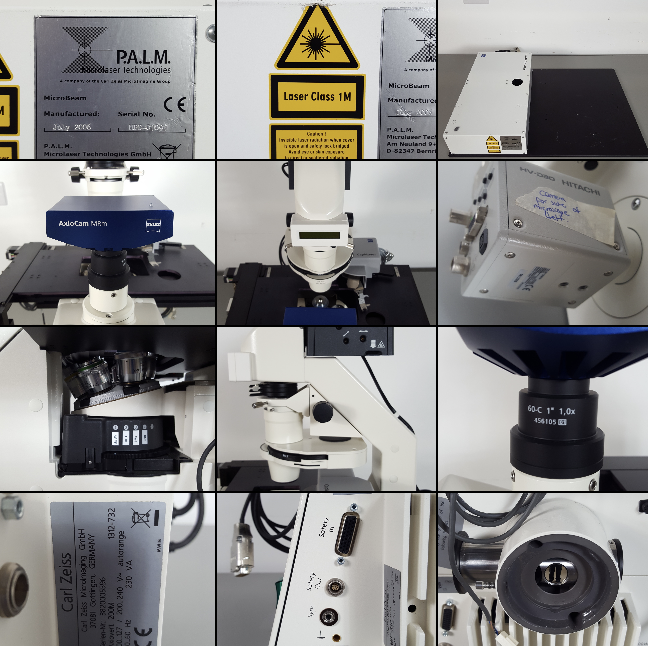 Used PALM Laser Microscope Microlaser Microbeam Capture Zeiss Axiovert 200M P.A.L.M