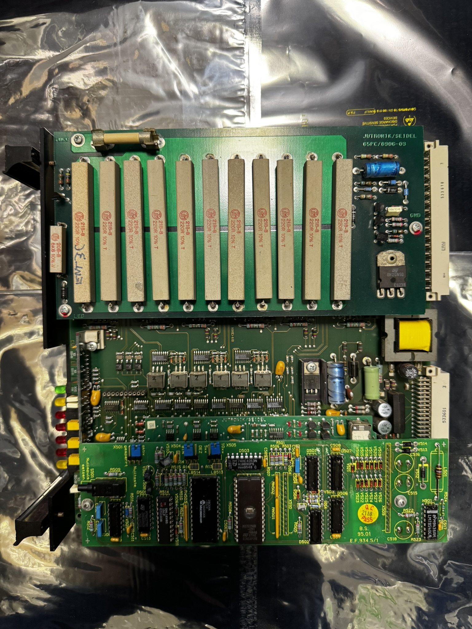 Used Seidel E5WKS-M310/22-PB Servo Drive Module – 3×220V, 22A, from Suss Microtec Falcon Developer