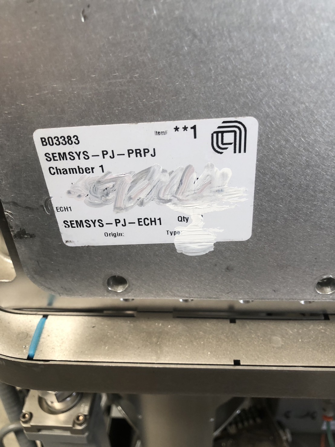 Used AMAT Endura PVD chamber