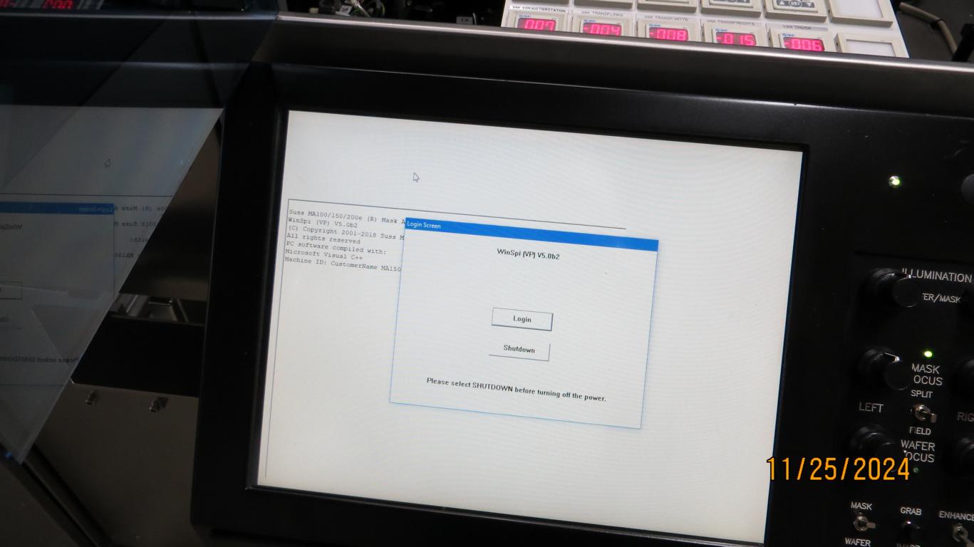 Used 2010 Karl Suss MA 100e/150e