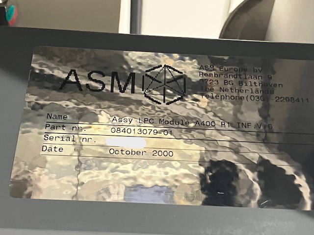 Used 2000 ASM Advance 400