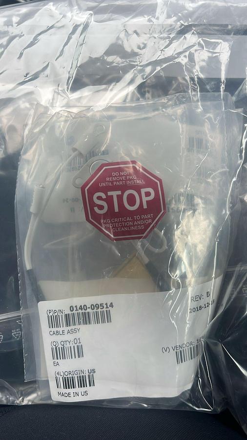 Used Applied Materials AMAT 0140-09514 HRNS ASSY GATEVALVE TEMP SWITCHES