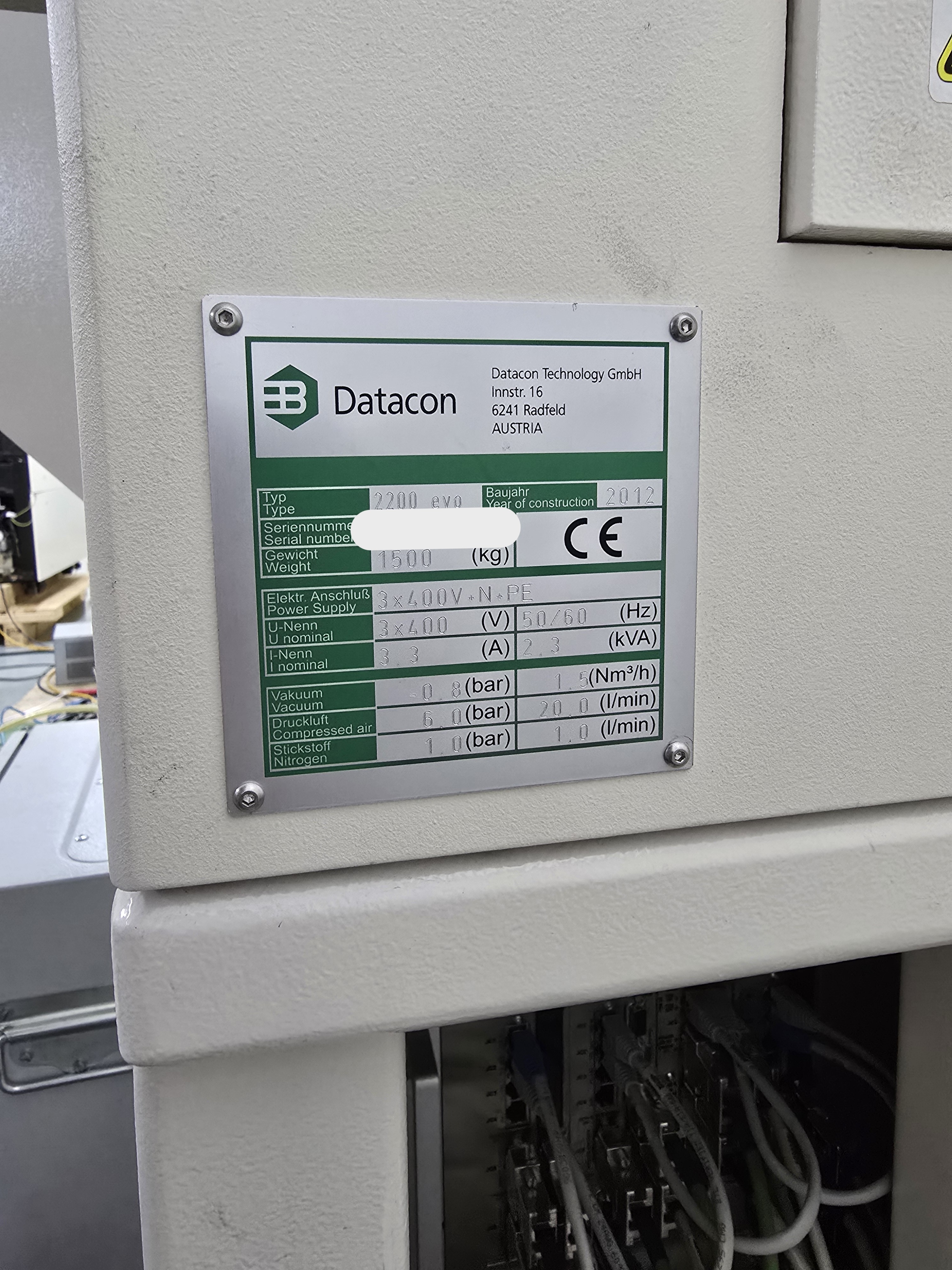 Used 2012 Datacon Evo 2200