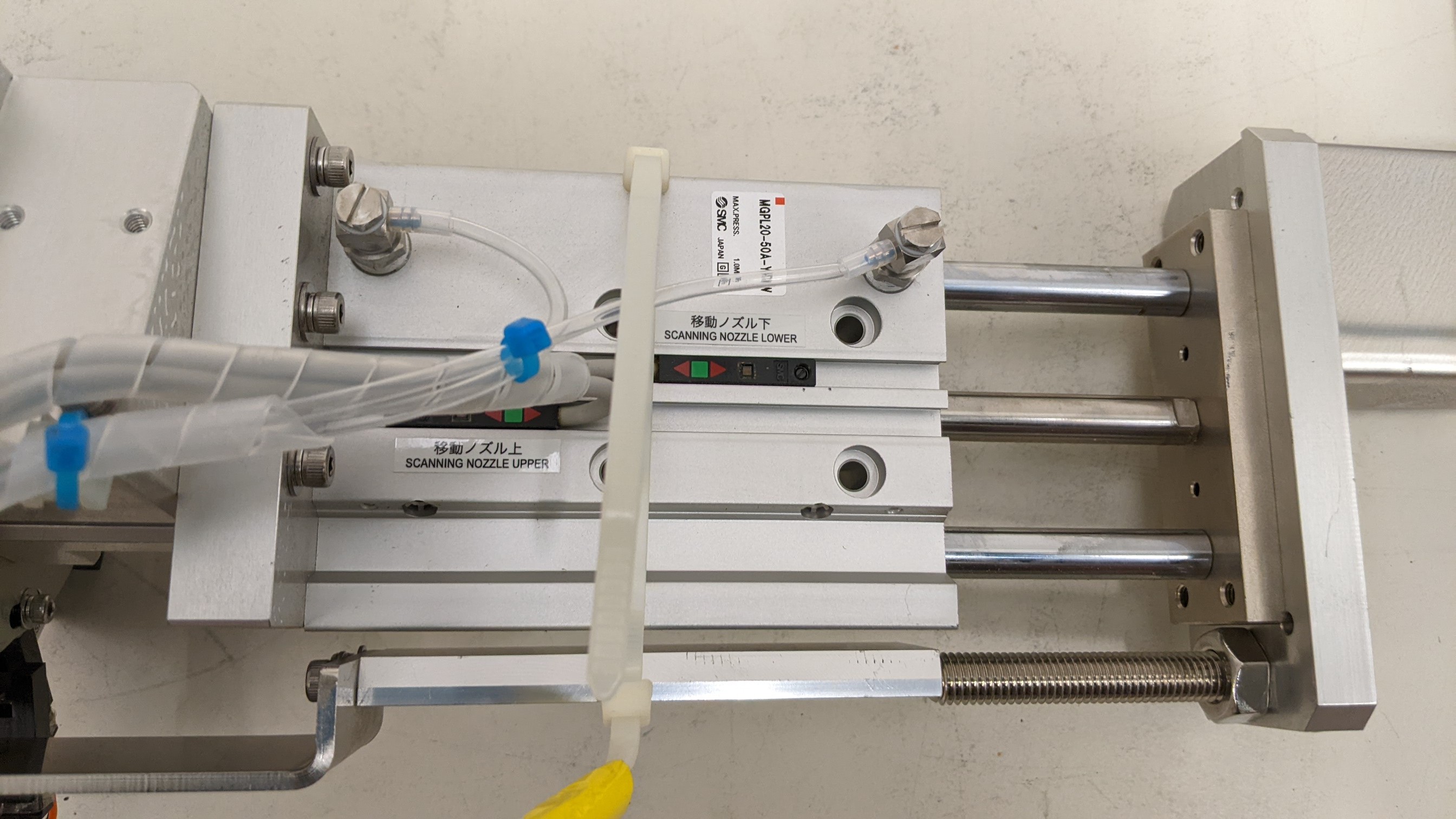 Used SMC & Oriental Motor Co., Ltd. MGP Compact Guide Cylinder / VEXTA 5 Phase Stepping Motor