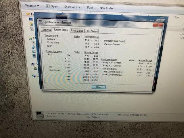 Used Thermo Scientific ARL-QUANT'X EDXRF Analyzer, XRF Spectrometer (Needs Service)