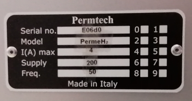 Used Permtech TotalPerm and PermeH2 Gas Permeability Analysis System