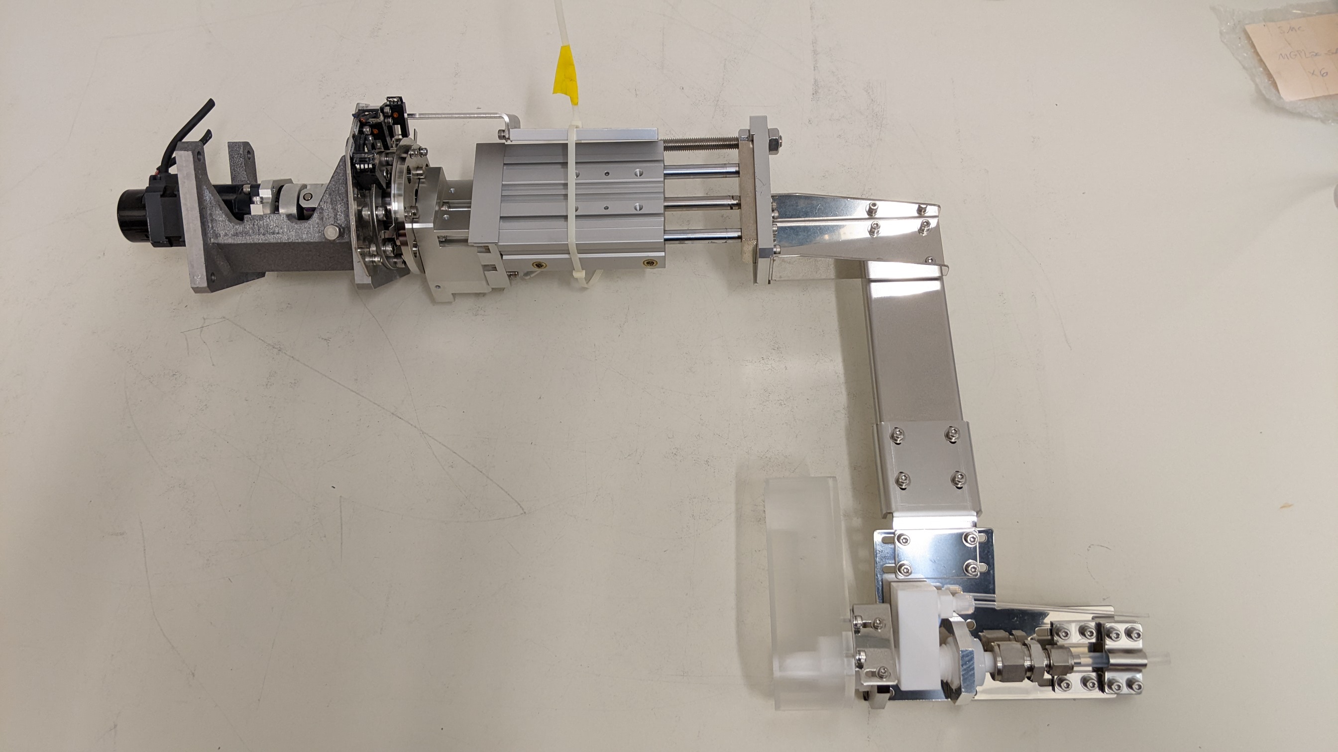 Used SMC & Oriental Motor Co., Ltd. MGP Compact Guide Cylinder / VEXTA 5 Phase Stepping Motor