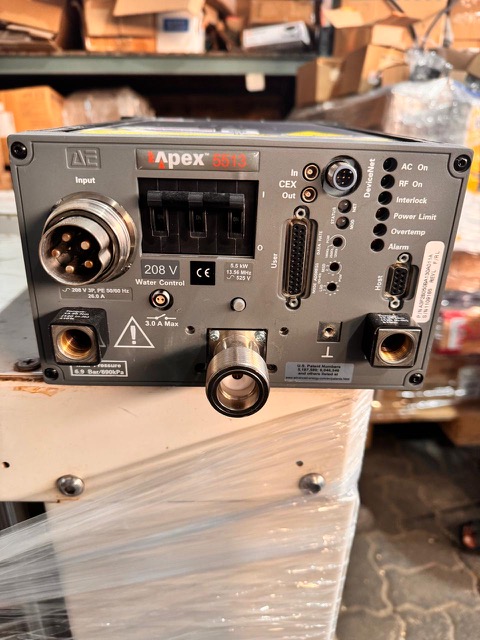 Used ADVANCED ENERGY Apex RF generator 5513