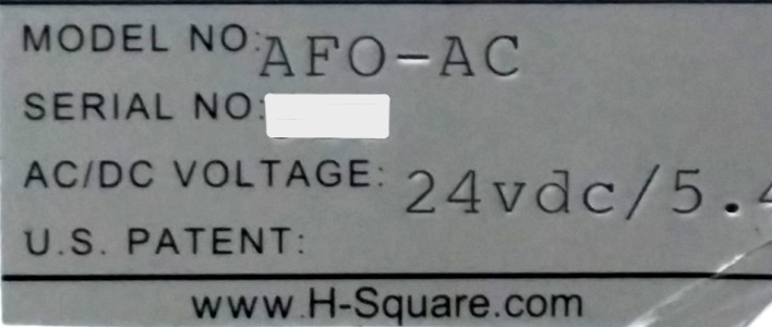 Used H-Square AFO-AC