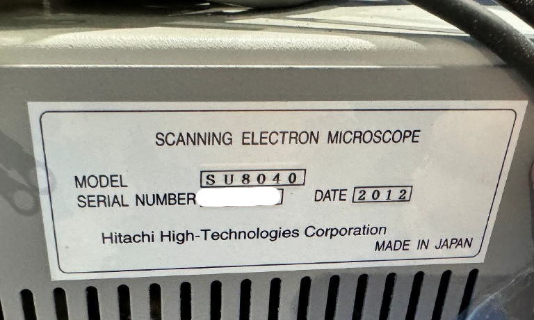 Used 2012 HITACHI SU-8040