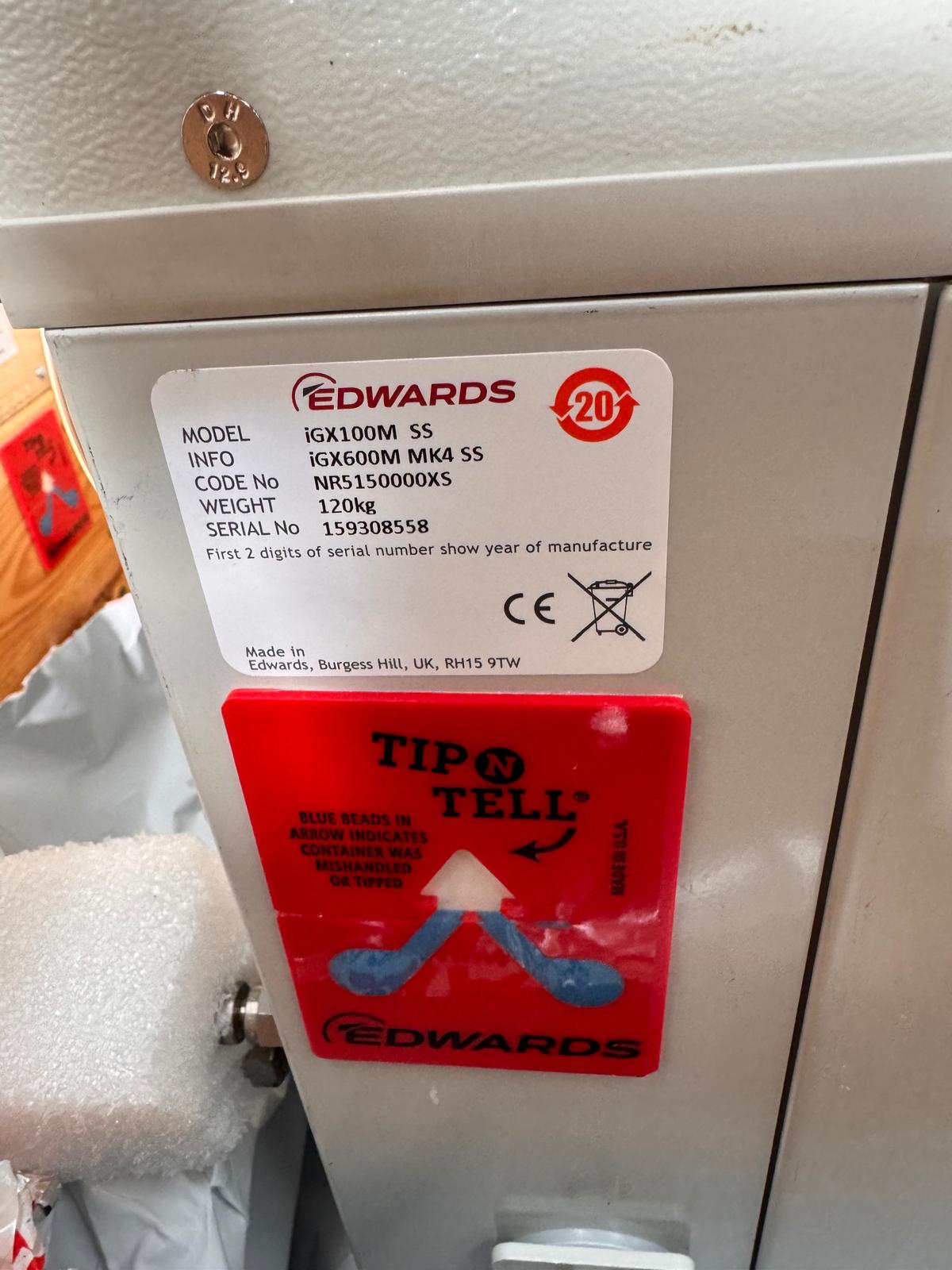 Refurbished Edwards IGX100M Vacuum Pump