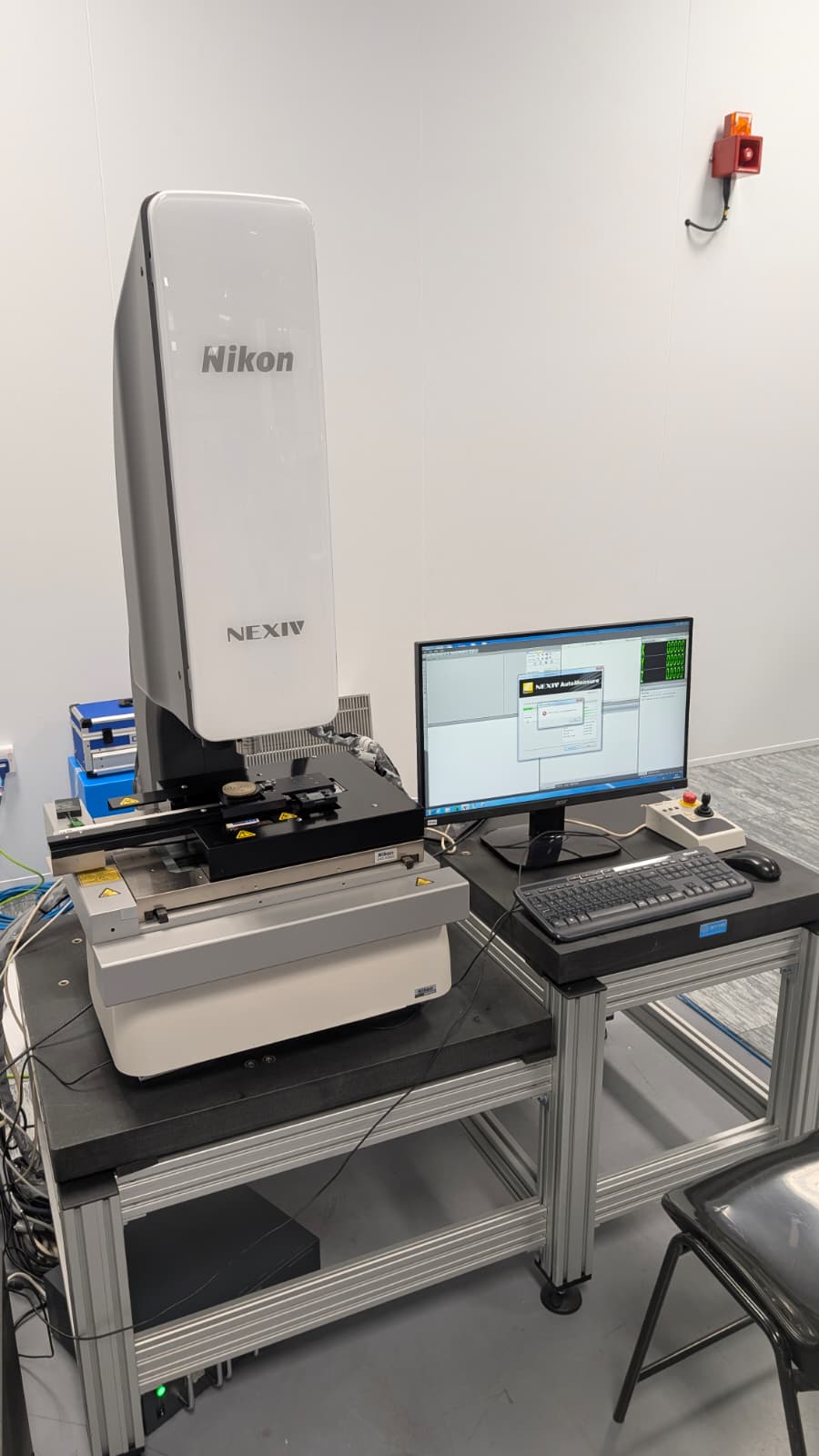 Used 2017 NIKON NEXIV VMZ-R3020TZ VMM with Nikon Wafer Loader NWL200TMB/T