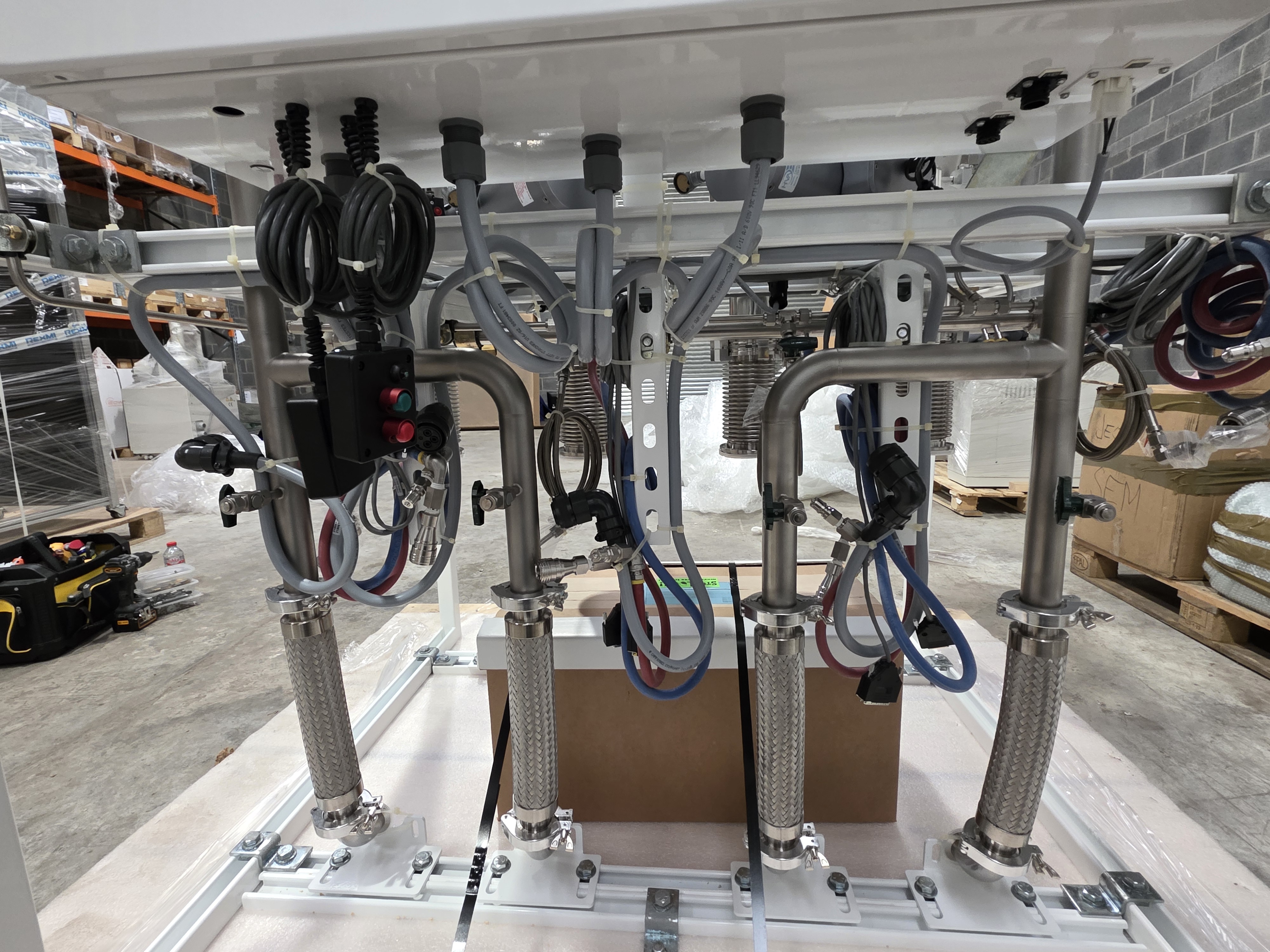 2015 Ebara OXT-14 Modular Pump Rack System – 4-Channel Automated Foreline Skid, New