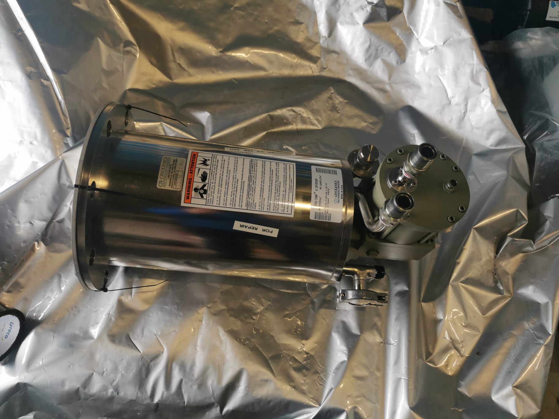 Used Eaton Nova 6200AV Cryogenics cryo pump