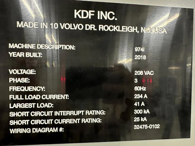 Used 2018 KDF 974 i Sputtering System