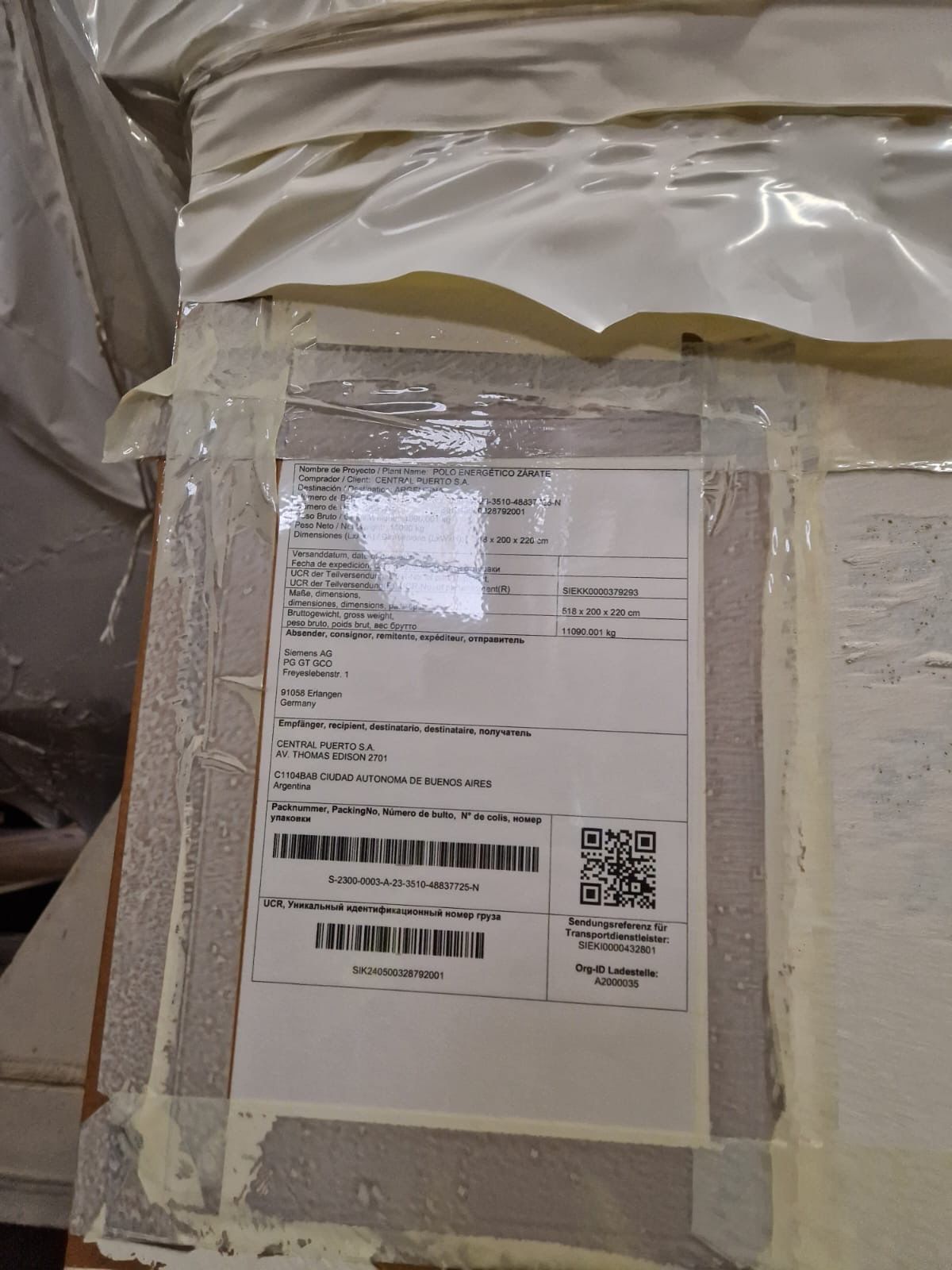 Used 2016 Siemens SGT5-4000F Turbine