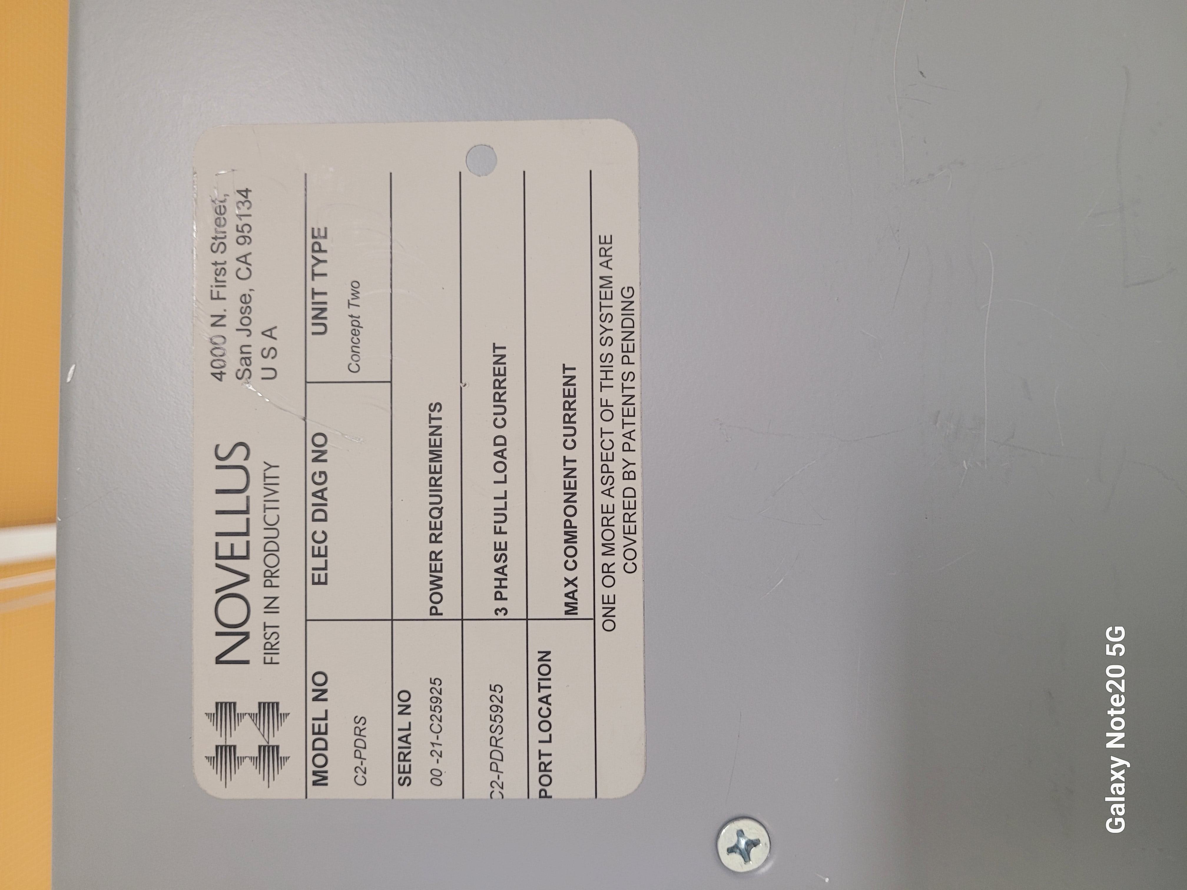 Used 2000 Novellus C2 Sequel Express