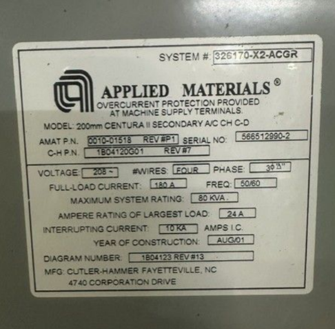 Used 2001 AMAT CENTURA POLY