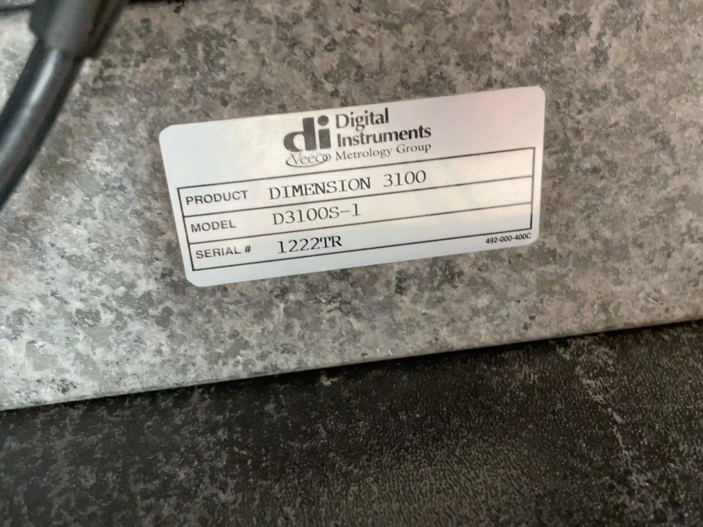 Used 2011 Veeco D3100S-1 AFM System