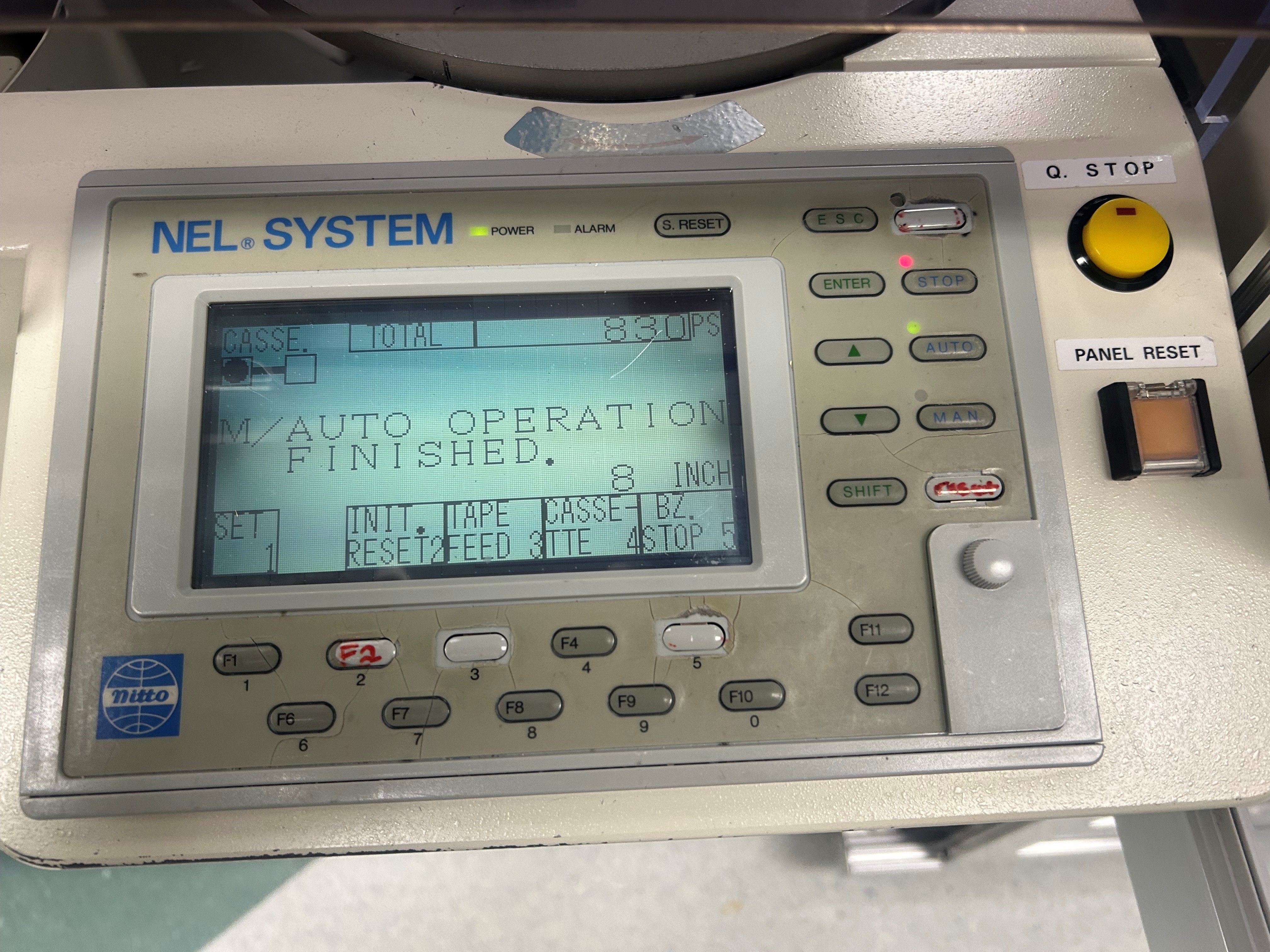 Used Nitto NEL touch Screen for Nitto DR 8500-11 Taper