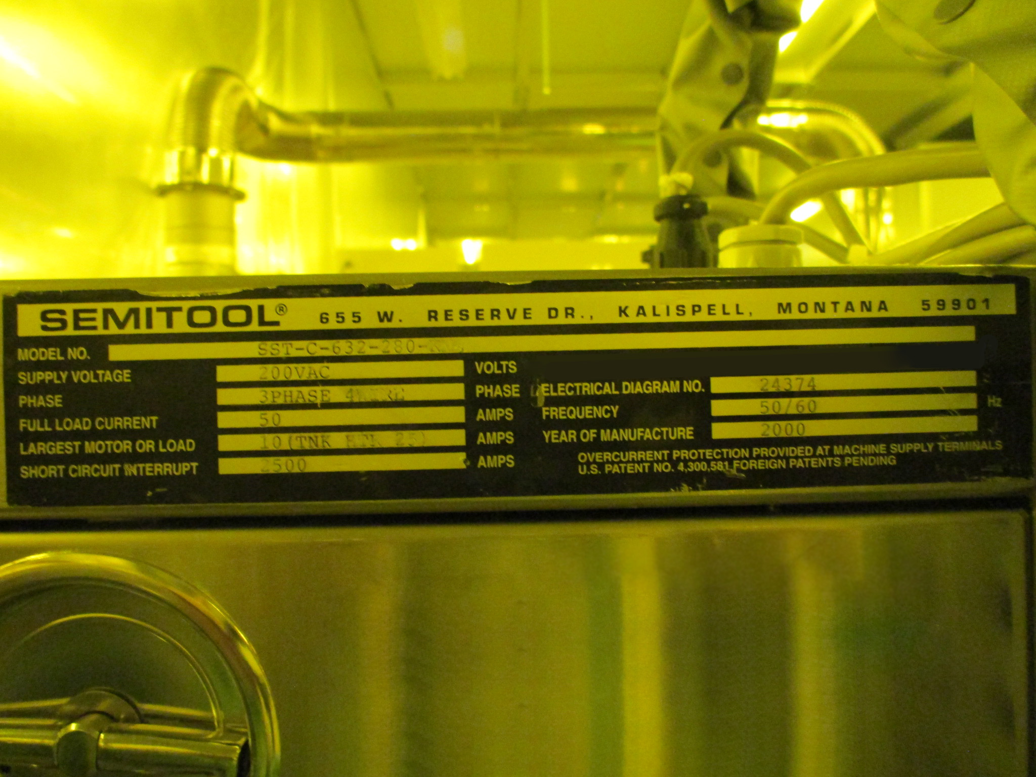 Used 2000 Semitool SST-C 632