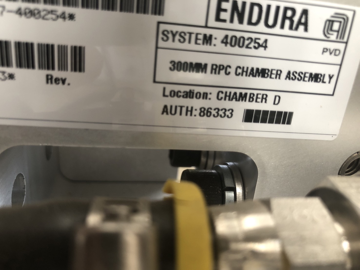 Used AMAT Endura PVD chamber
