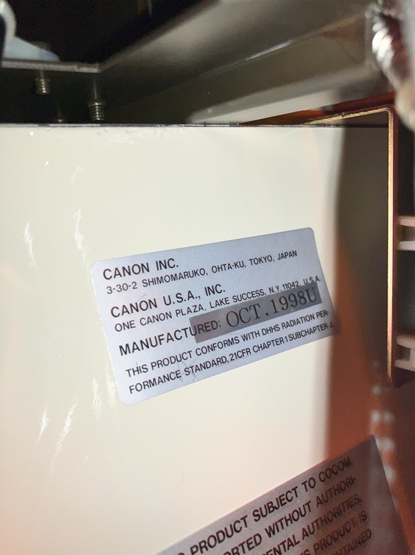 Used Canon FPA-3000EX5